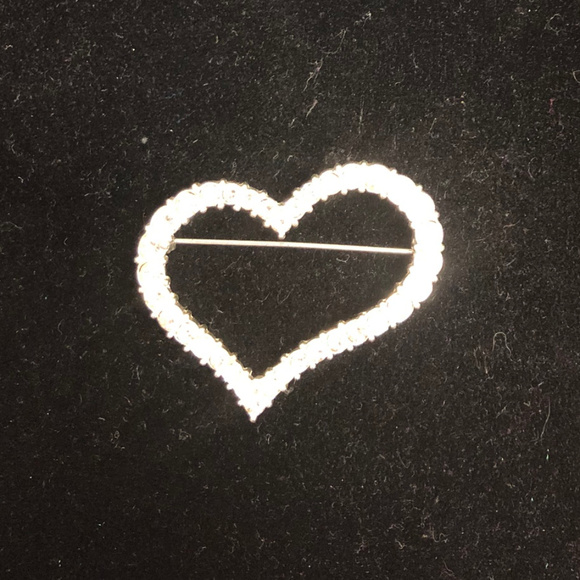Diamond Heart Pin - Picture 3 of 5